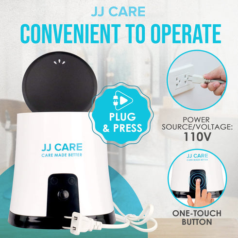JJ CARE Nail Tool Sterilizer with Glass Beads | Implement Tweezer Disinfectant Container | Salon & Manicure Disinfectant Jar